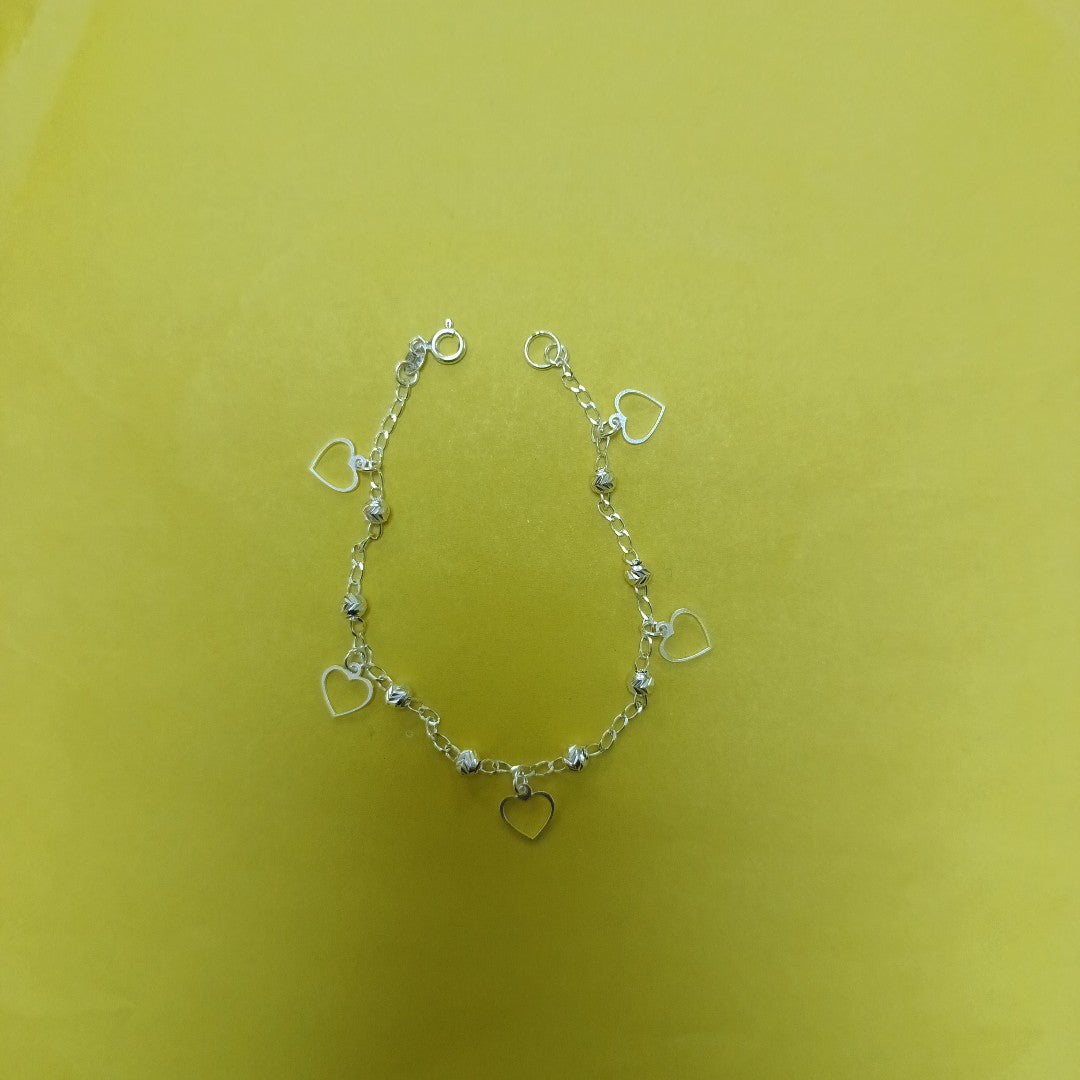 PULSERA TEJIDO ESPECIAL PLATA .925 18 CM 2.6 GR (NUEVO)