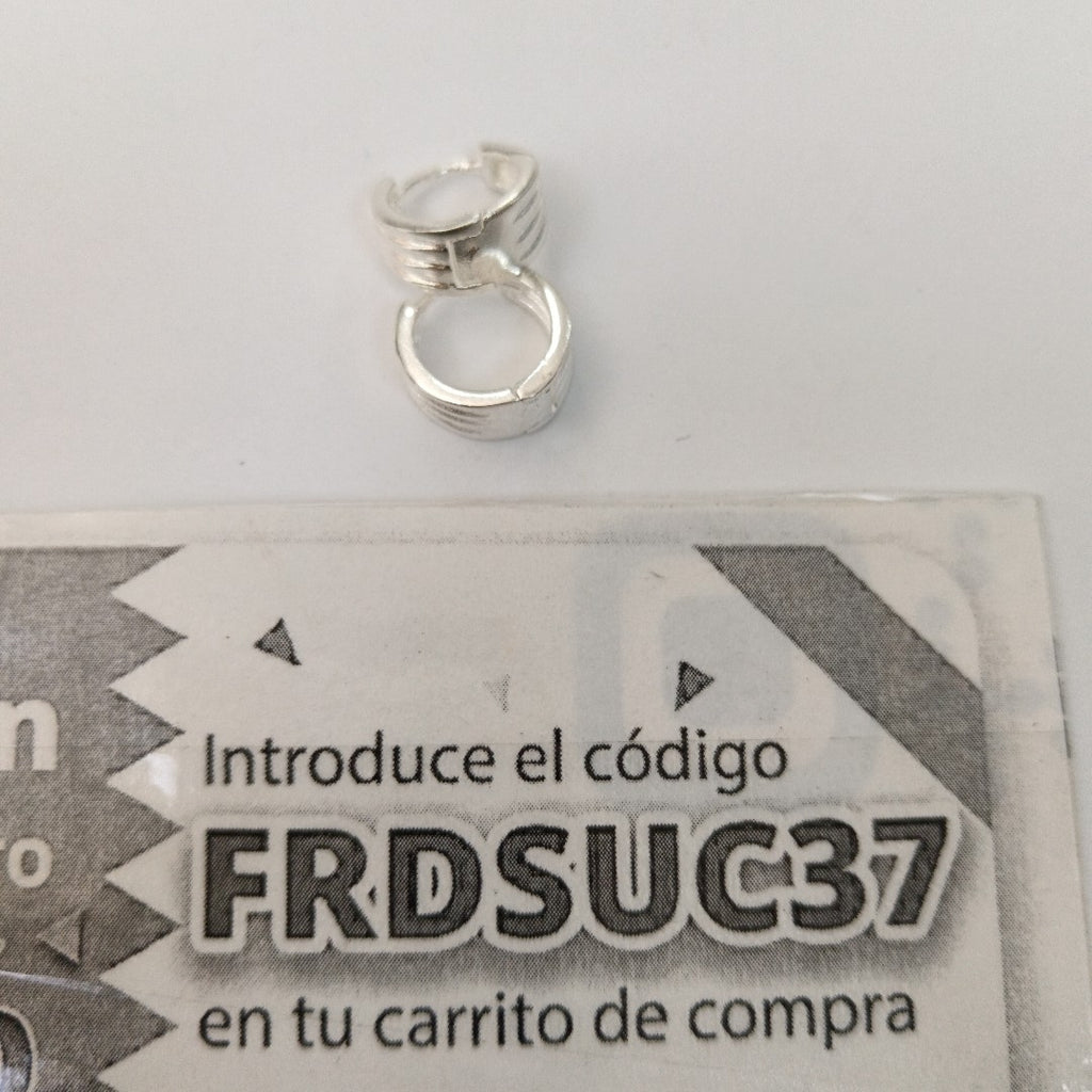 ARRACADAS PLATA .925 2.8 GR (NUEVO)