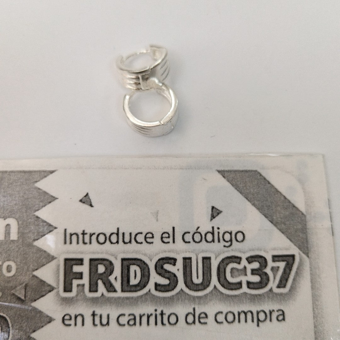 ARRACADAS PLATA .925 2.8 GR (NUEVO)