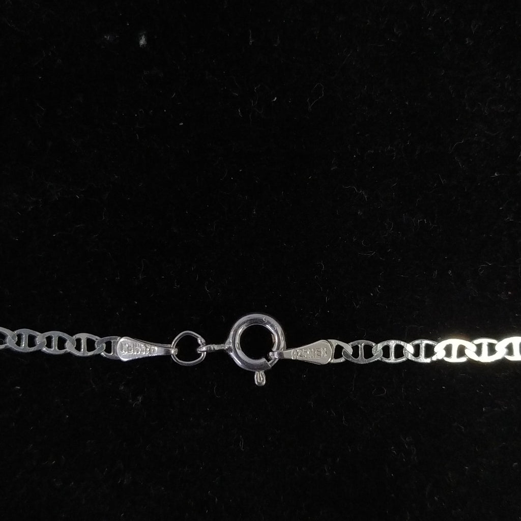 CADENA TEJIDO GUCHI PLATA .925 55 CM 3.6 GR (NUEVO)