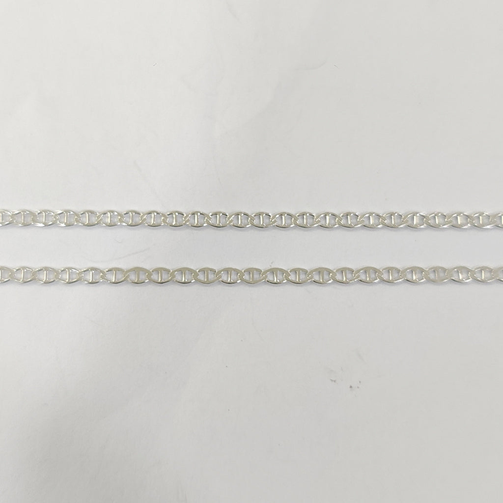 CADENA TEJIDO GUCHI PLATA .925 55 CM 3.6 GR (NUEVO)