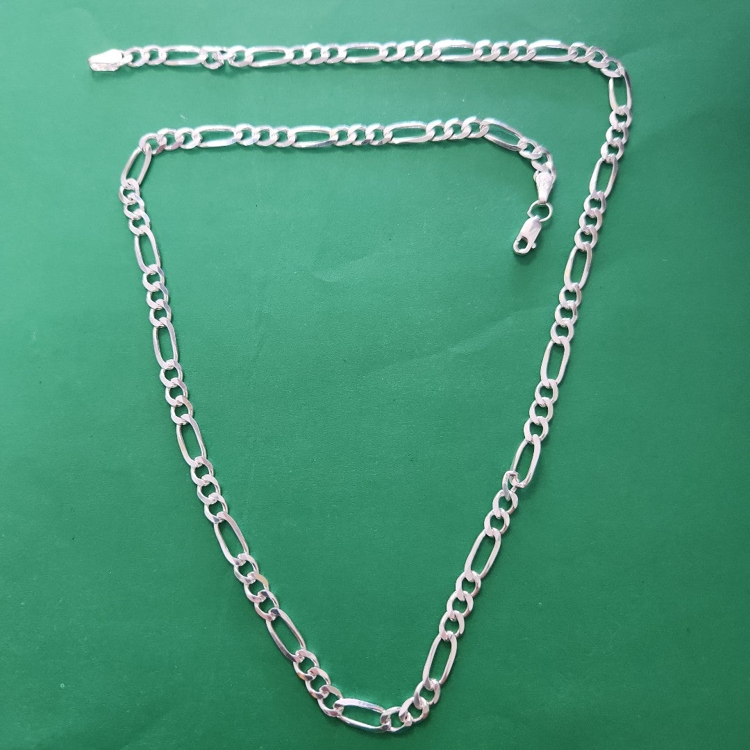 CADENA TEJIDO 3X1 PLATA .925 55 CM 15.5 GR (NUEVO)