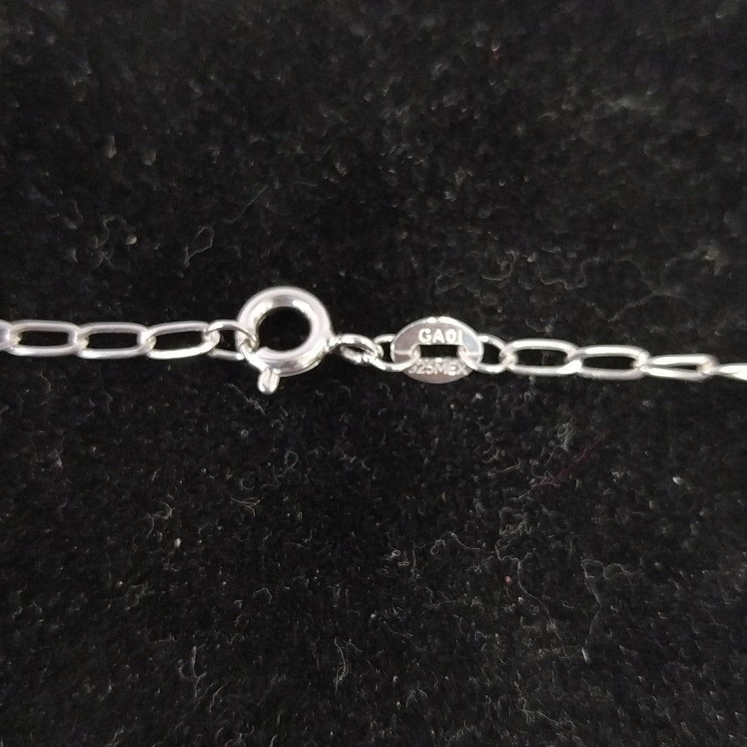 CADENA TEJIDO ESLABONES PLATA .925 50 CM 2.6 GR (NUEVO)