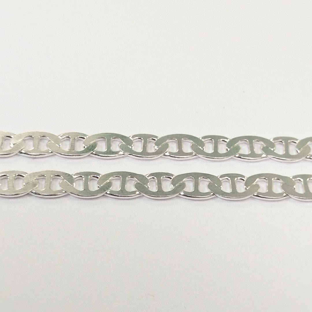 CADENA TEJIDO GUCHI PLATA .925 55 CM 12.7 GR (NUEVO)