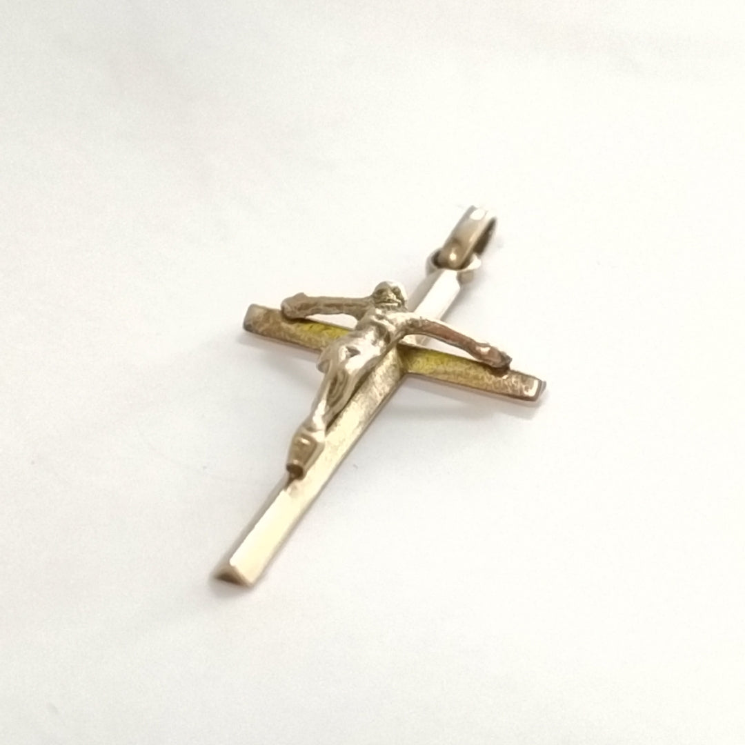 CRUCIFIJO ORO 10 K 1.6 GRMS (SEMINUEVO)