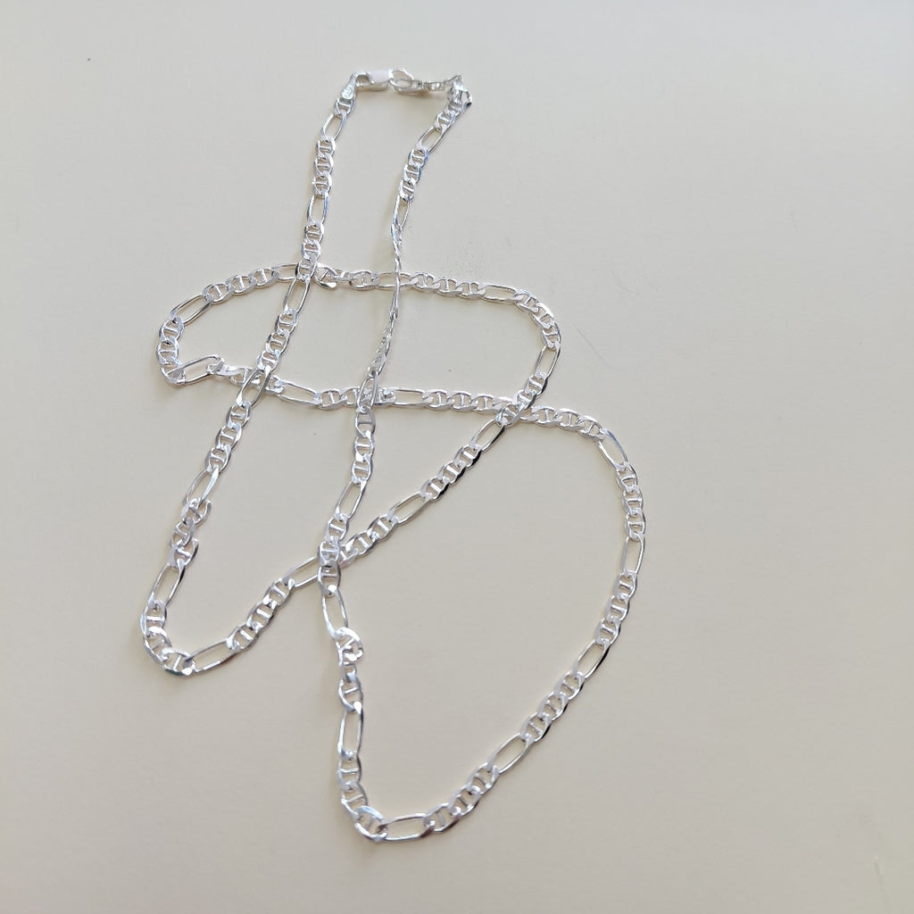 CADENA TEJIDO 3X1 PLATA .925 60 CM 8.4 GR (NUEVO)