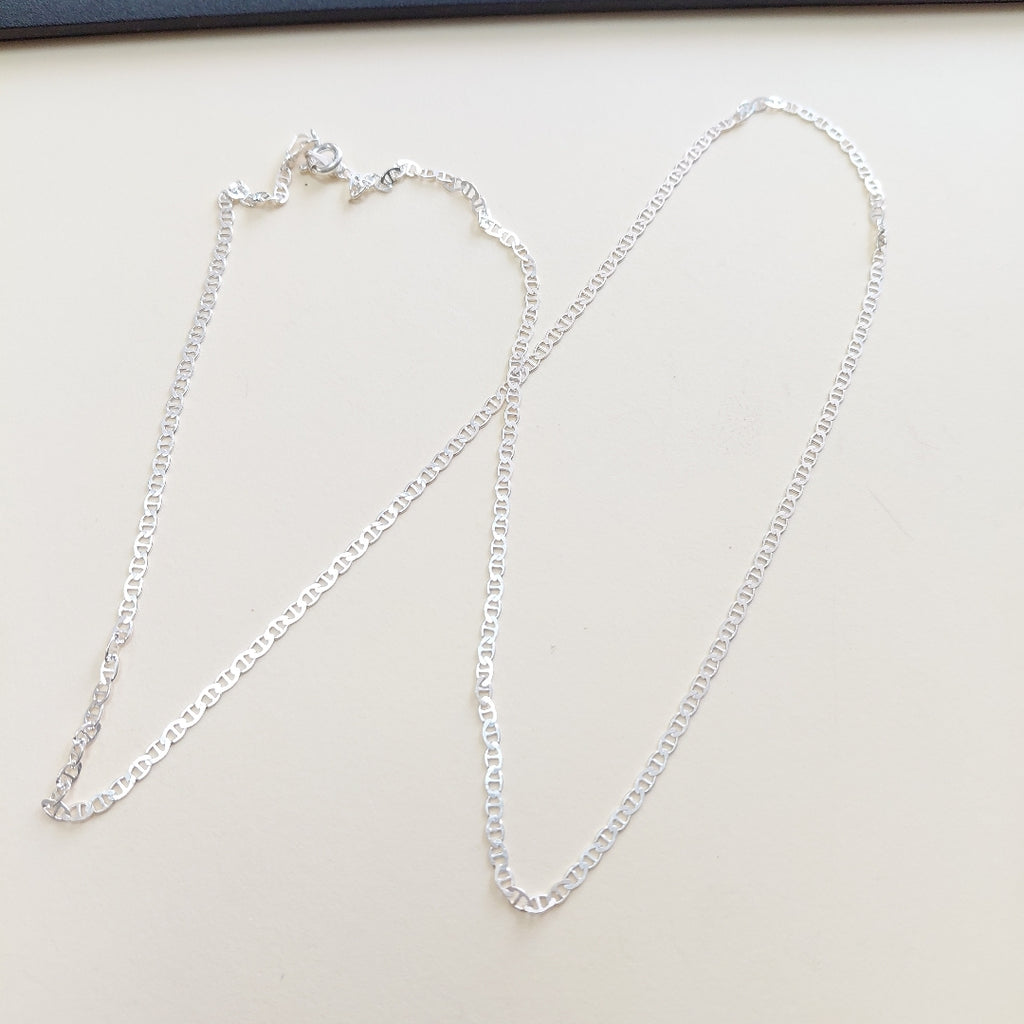 CADENA TEJIDO GUCHI PLATA .925 60 CM 3.9 GR (NUEVO)