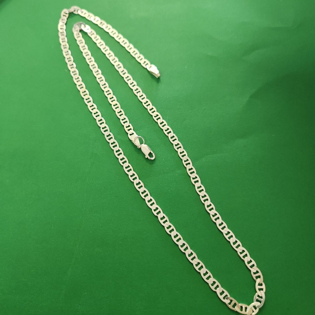 CADENA TEJIDO GUCHI PLATA .925 55 CM 13.1 GR (NUEVO)