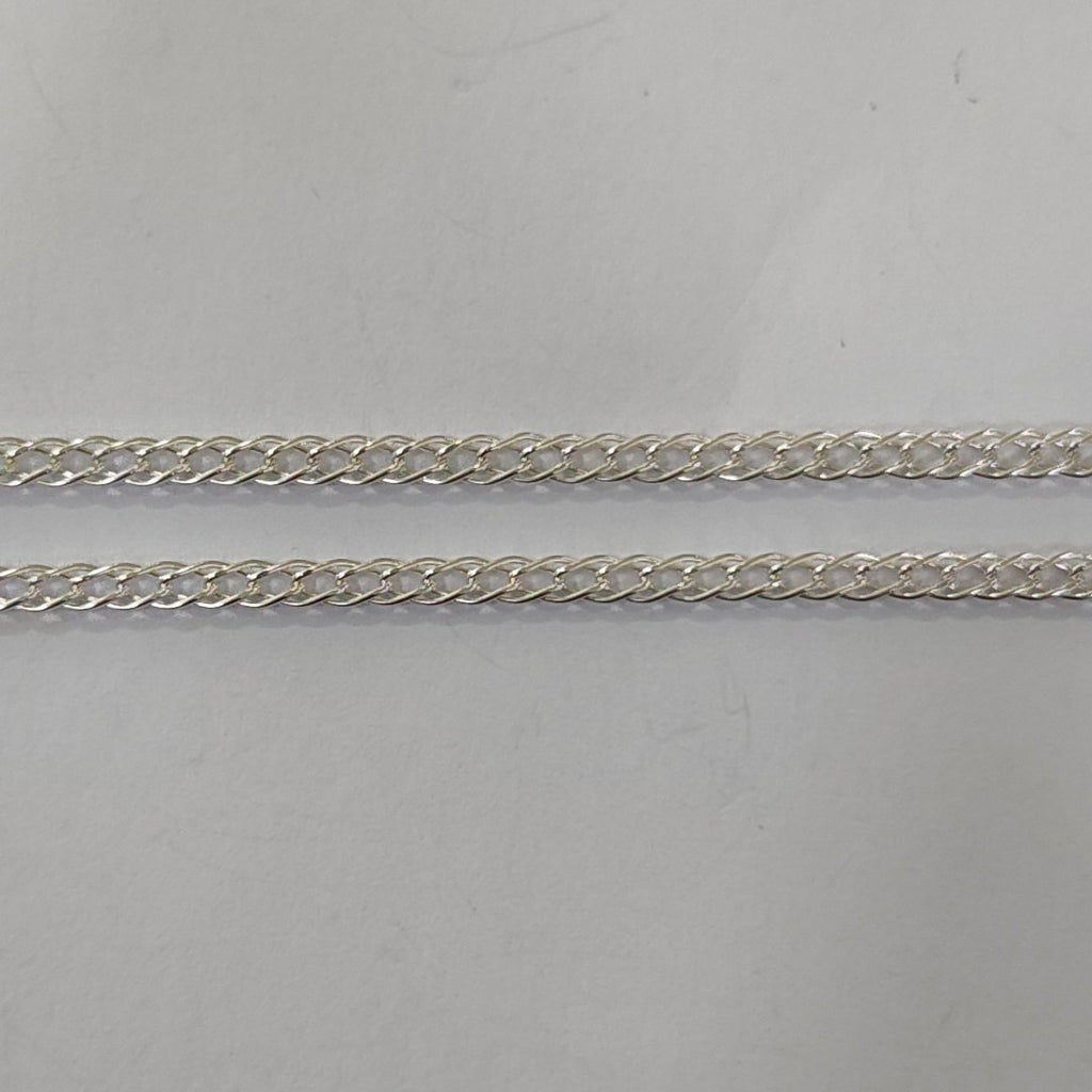 CADENA TEJIDO ESLABONES PLATA .925 50 CM 3.5 GR (NUEVO)