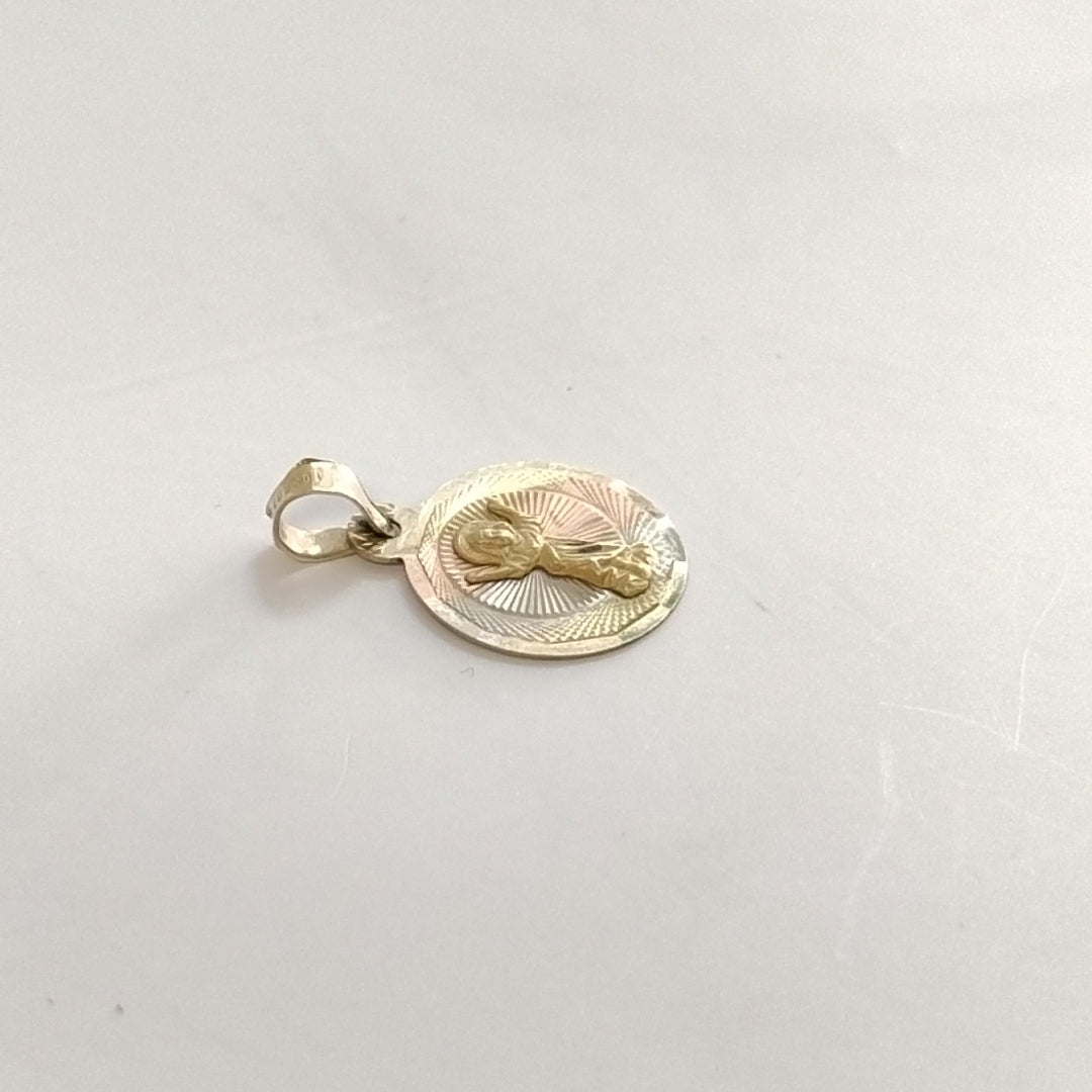 MEDALLA RELIGIOSA ORO 10 K 1 GRMS (SEMINUEVO)