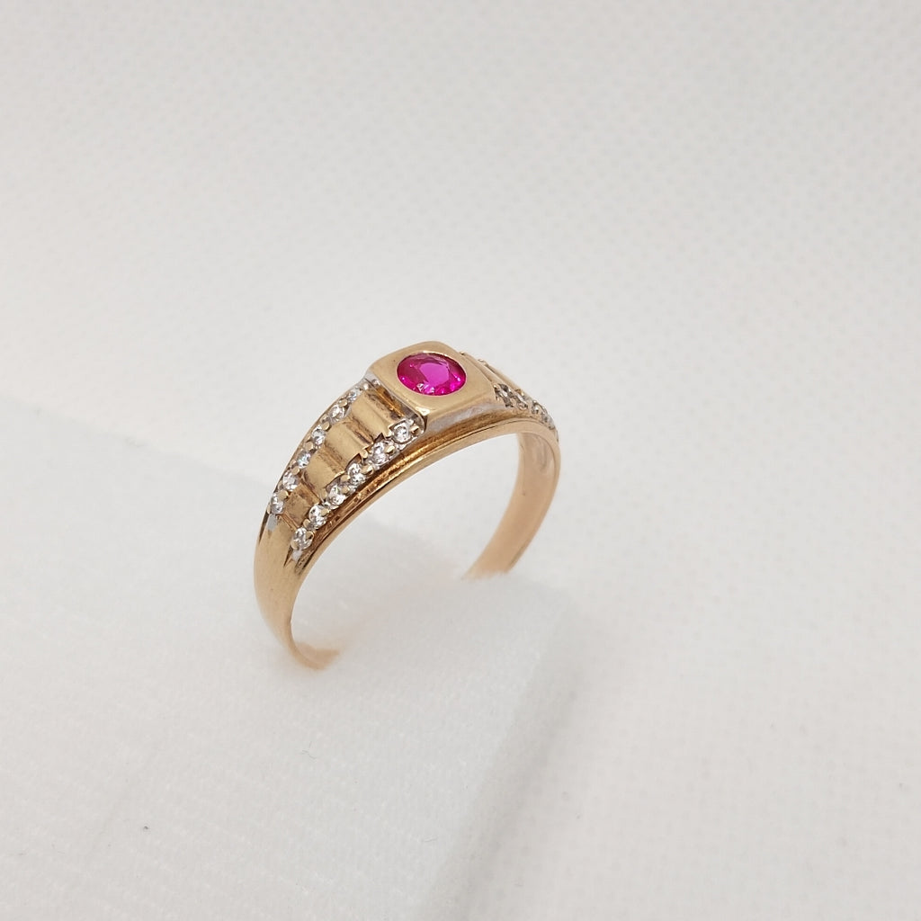 ANILLO ORO 10 K 2,50 GRMS (SEMINUEVO)