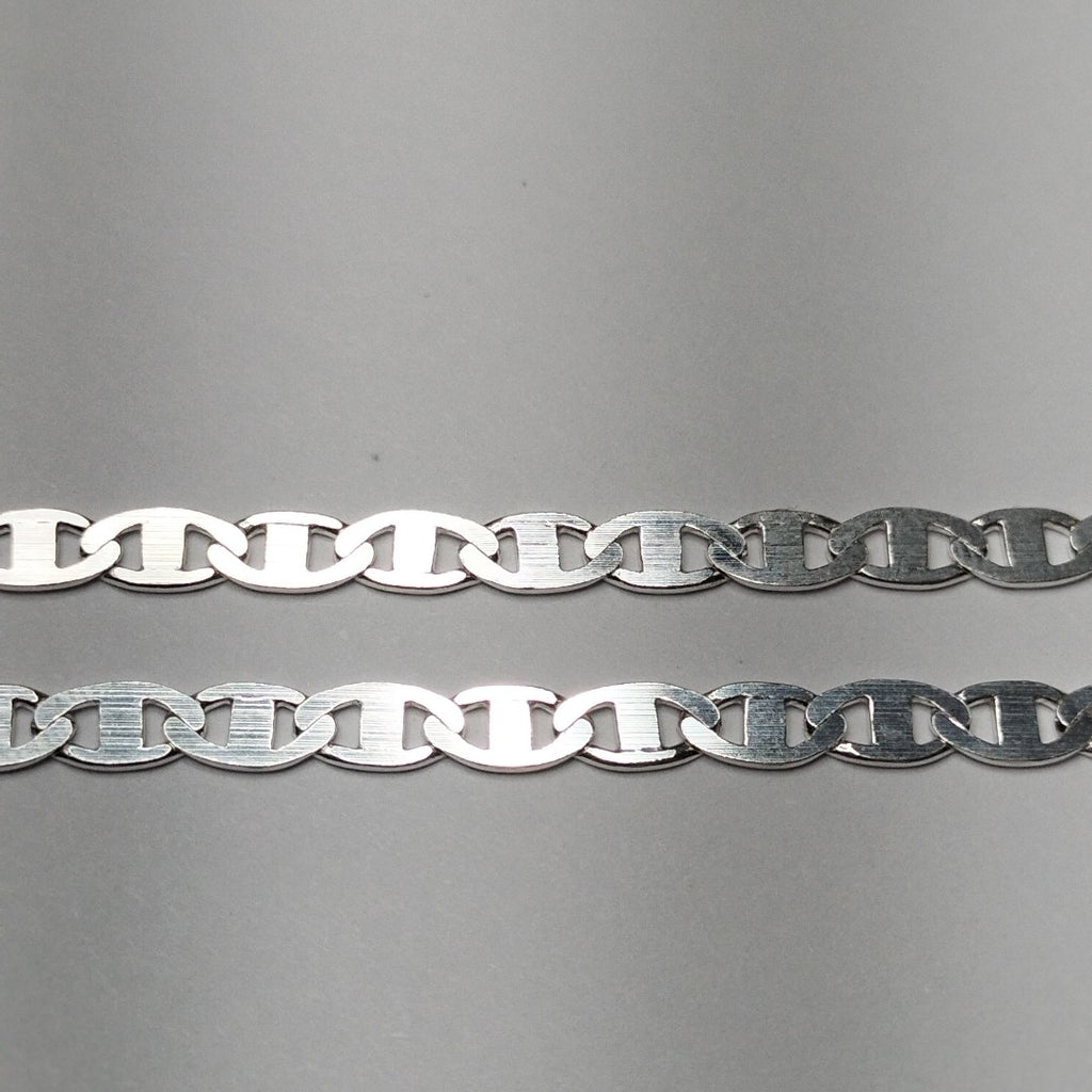 CADENA TEJIDO GUCHI PLATA .925 60 CM 8.9 GR (NUEVO)