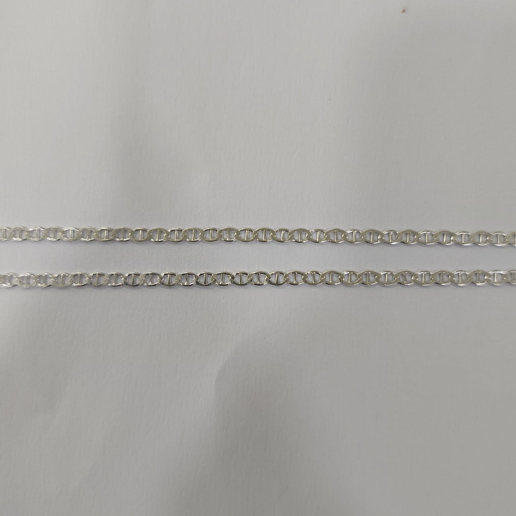 CADENA TEJIDO GUCHI PLATA .925 60 CM 3.8 GR (NUEVO)