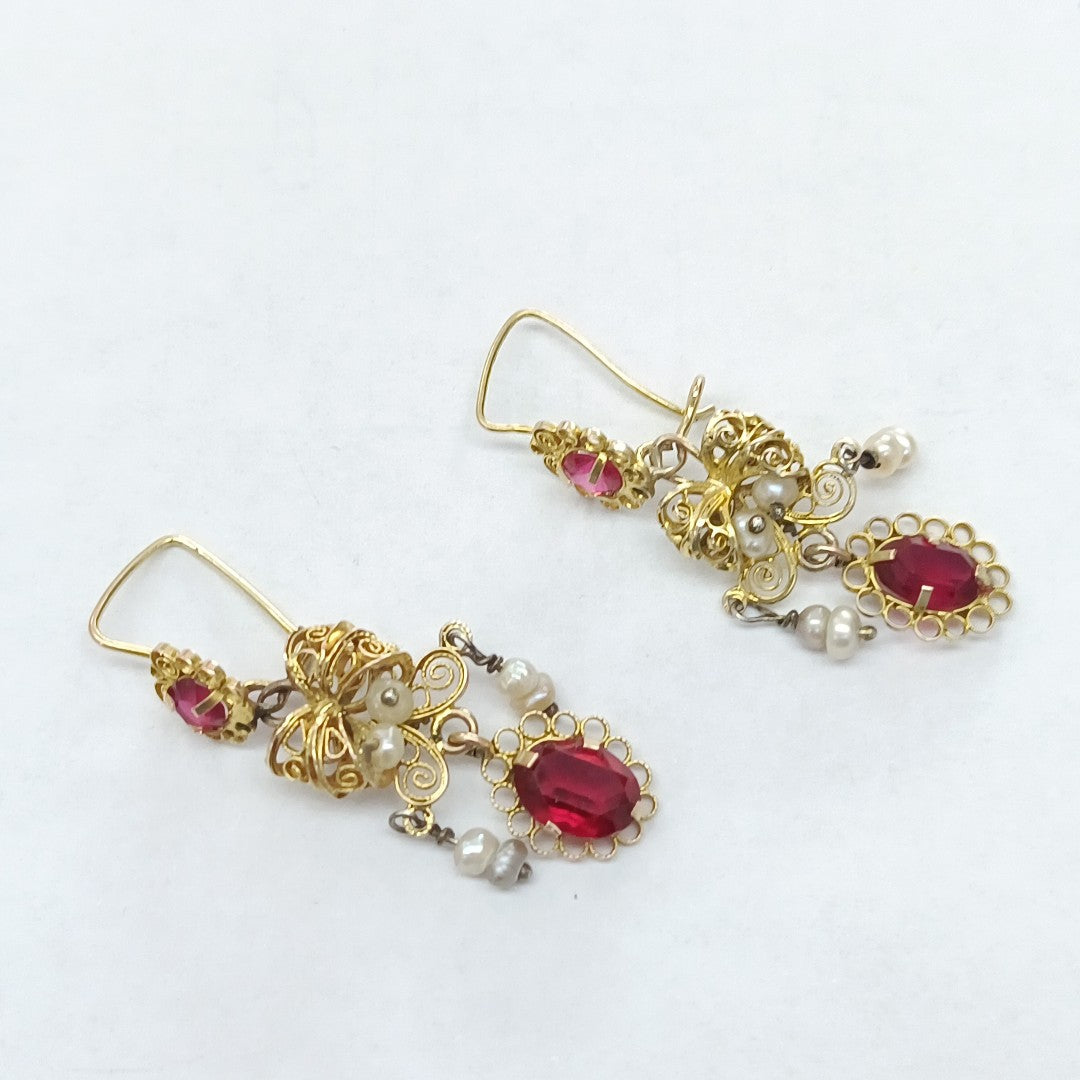ARETES PAR ORO 8 K 3,60 GRMS (SEMINUEVO)