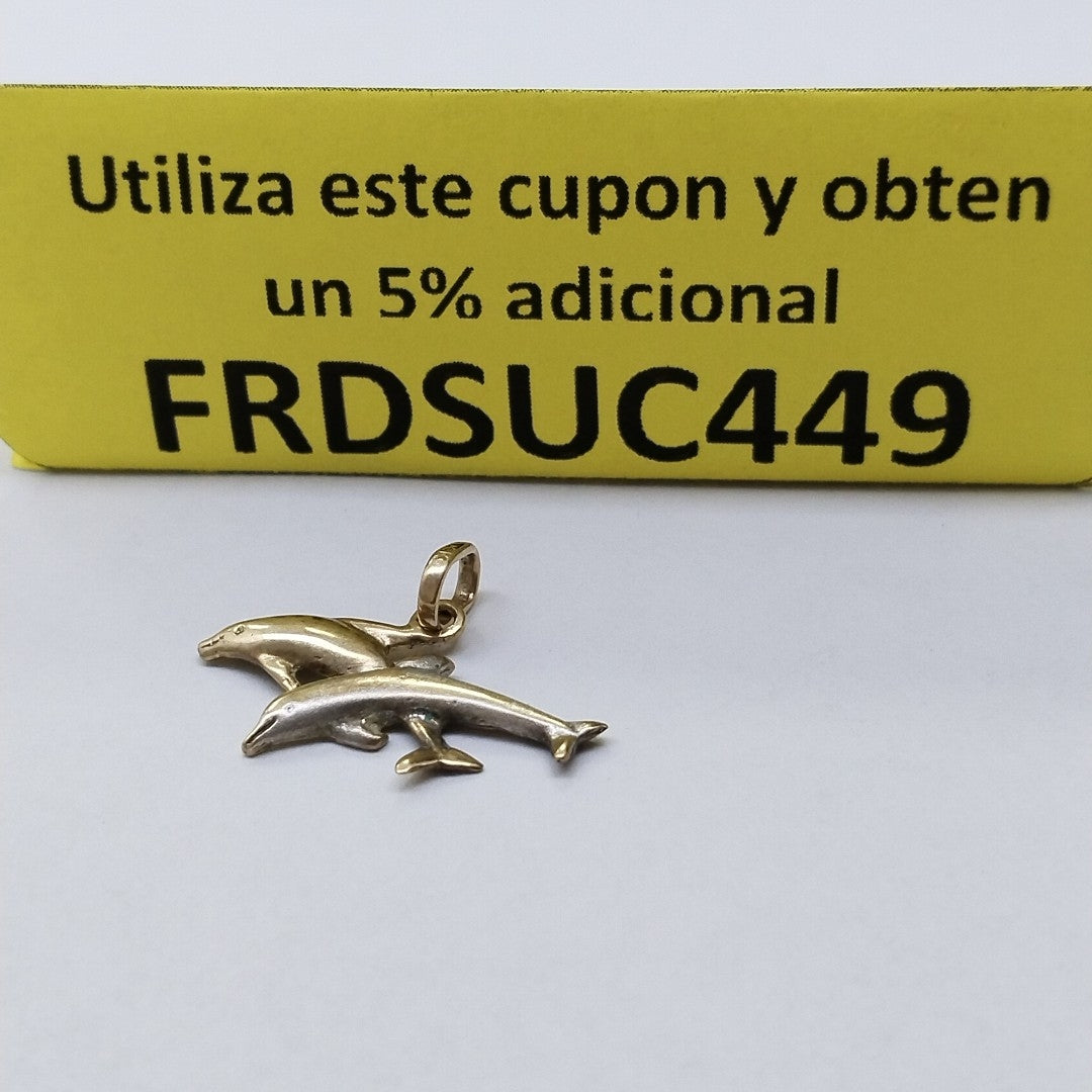 DIJE ORO,ORO BLANCO 10 K 1,60 GRMS (SEMINUEVO)