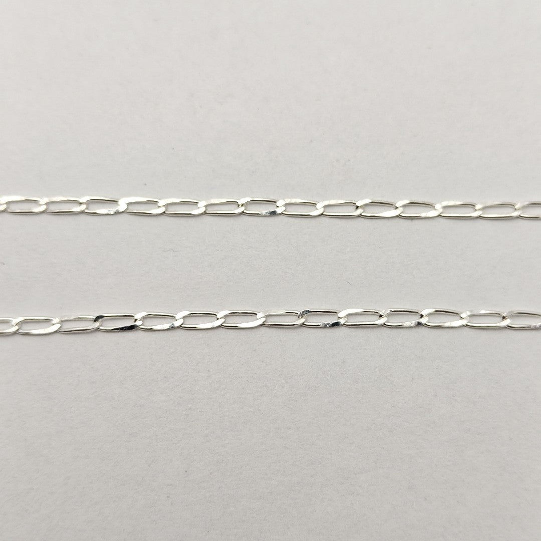 CADENA TEJIDO ESLABONES PLATA .925 60 CM 2.8 GR (NUEVO)