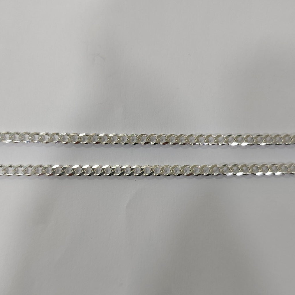 CADENA TEJIDO BARBADO PLATA .925 55 CM 12.8 GR (NUEVO)
