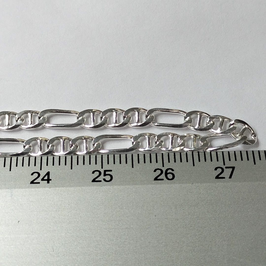 CADENA TEJIDO MARINERO PLATA .925 55 CM 7.8 GR (NUEVO)