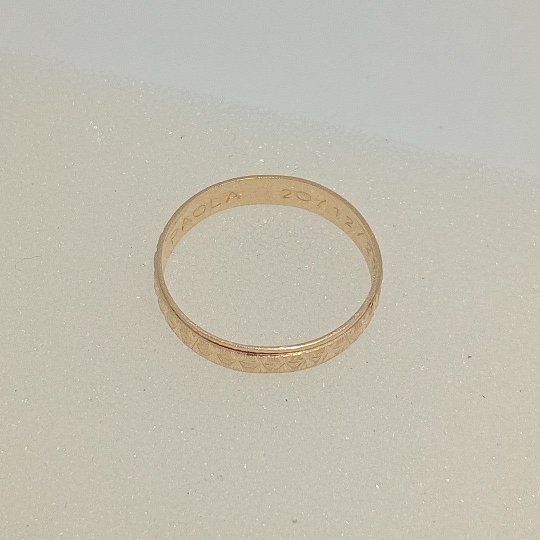 ARGOLLA ORO 10 K 1.3 GRMS (SEMINUEVO)