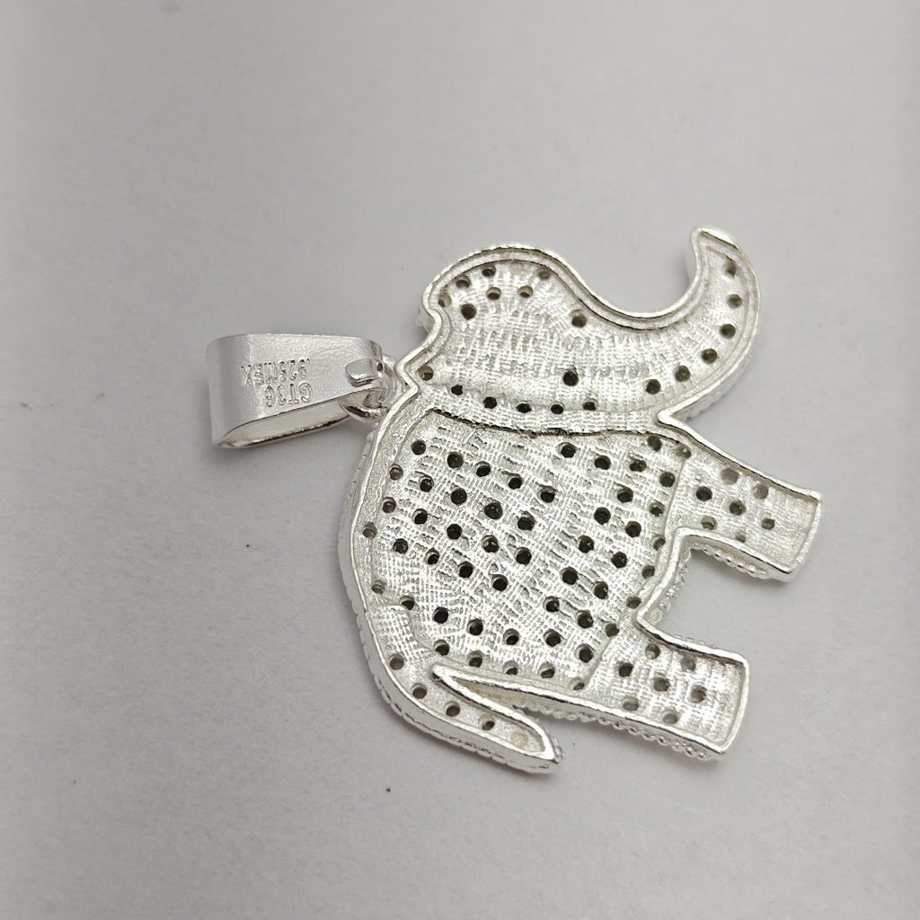 DIJE ELEFANTE C/CIRCONIAS PLATA .925 5.2 GR (NUEVO)
