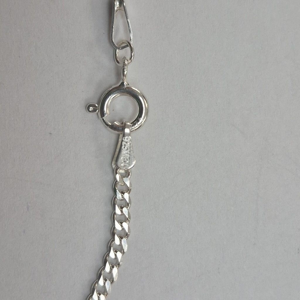 CADENA TEJIDO BARBADO PLATA .925 55 CM 5.2 GR (NUEVO)