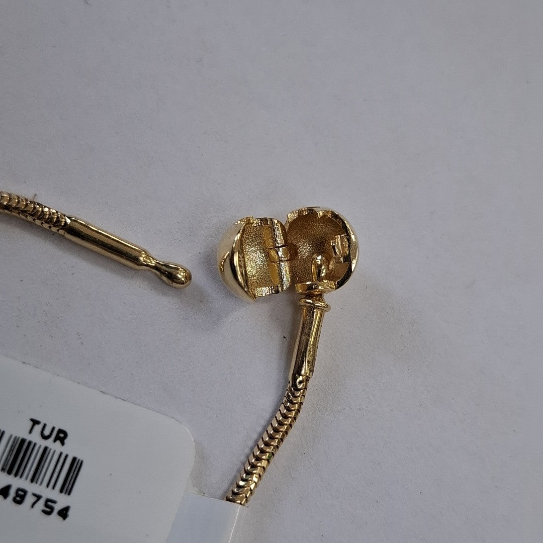 PULSERA CHARM ORO 14K 12.5 (NUEVO)