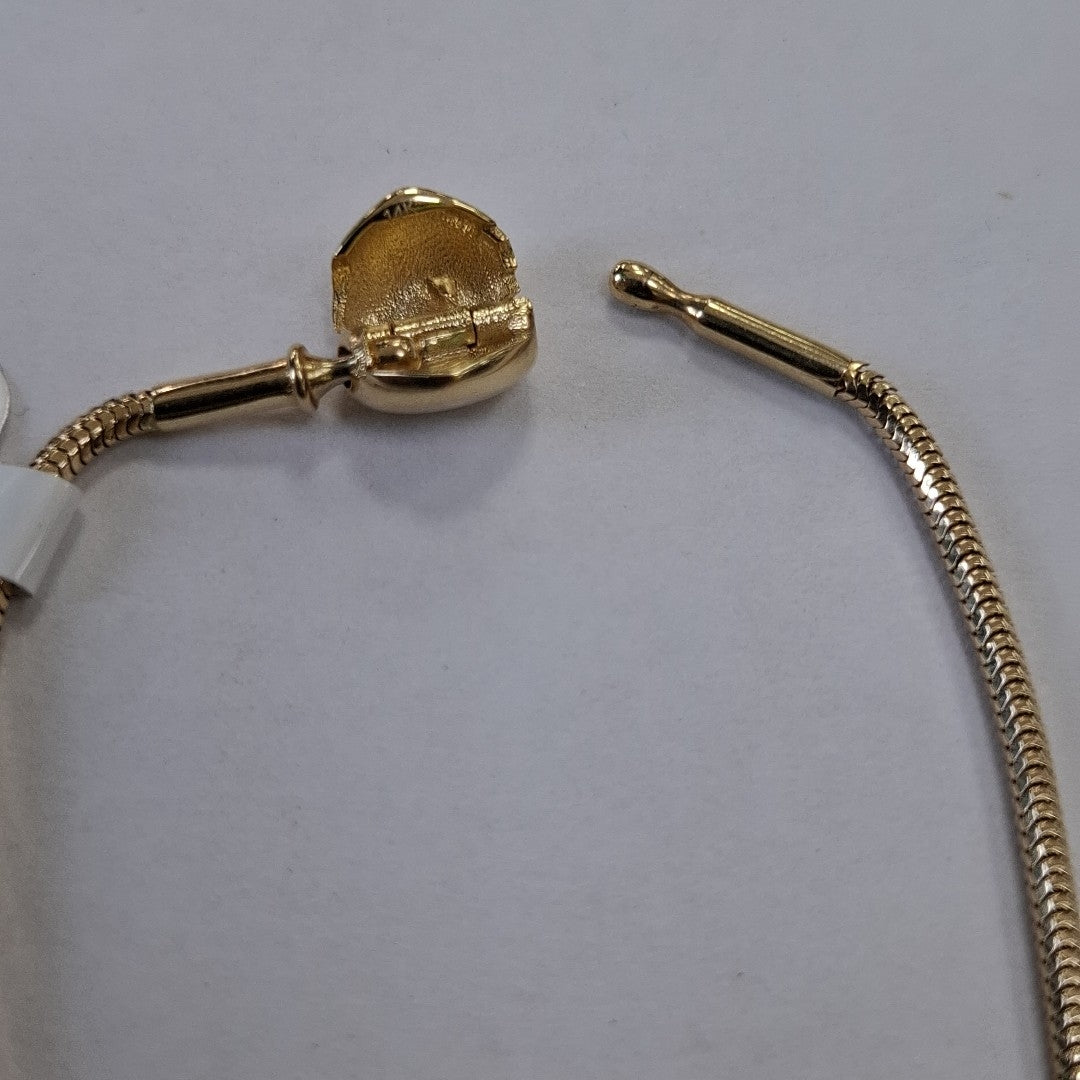 PULSERA CHARM ORO 14K 10.5 (NUEVO)