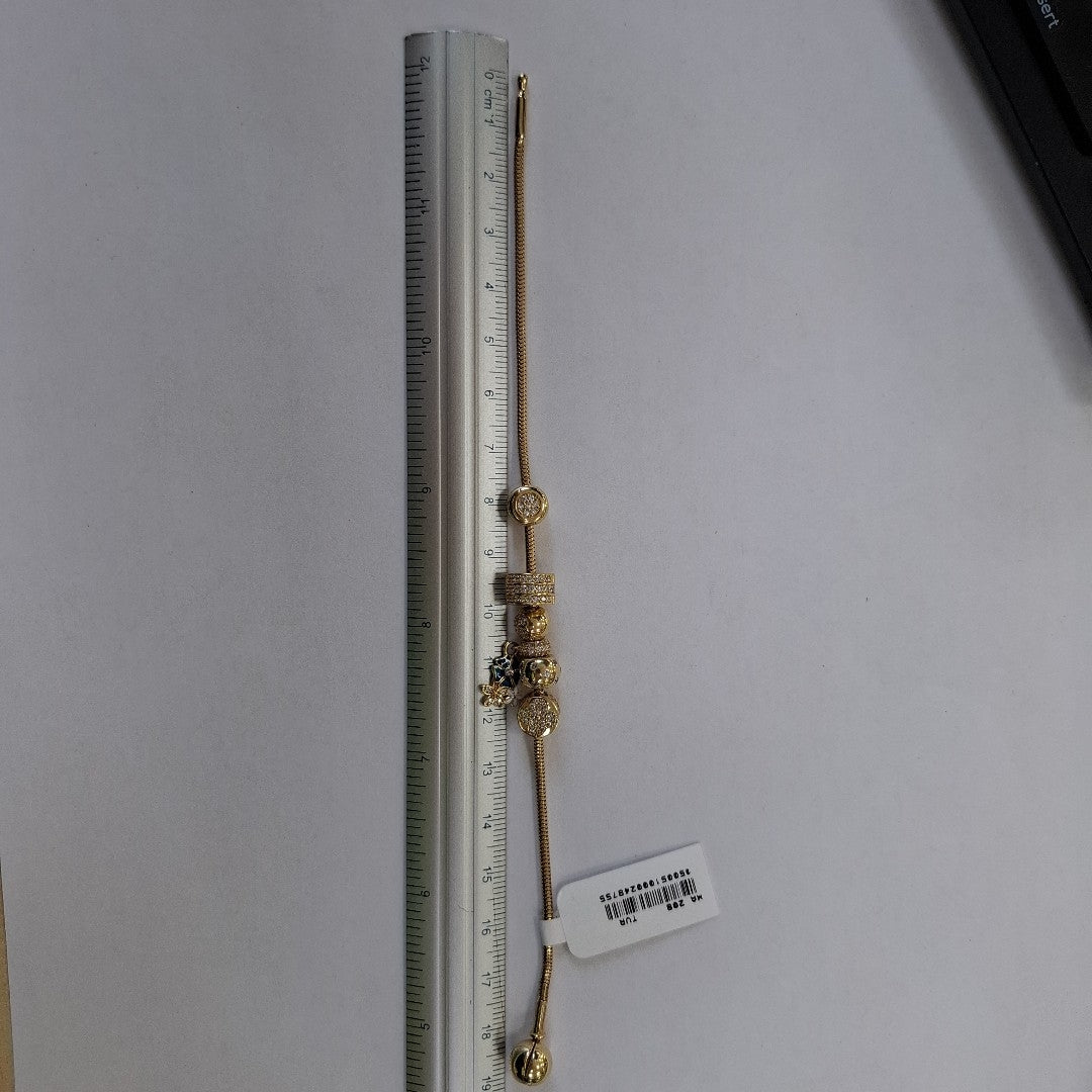 PULSERA CHARM ORO 14K 11.6 (NUEVO)