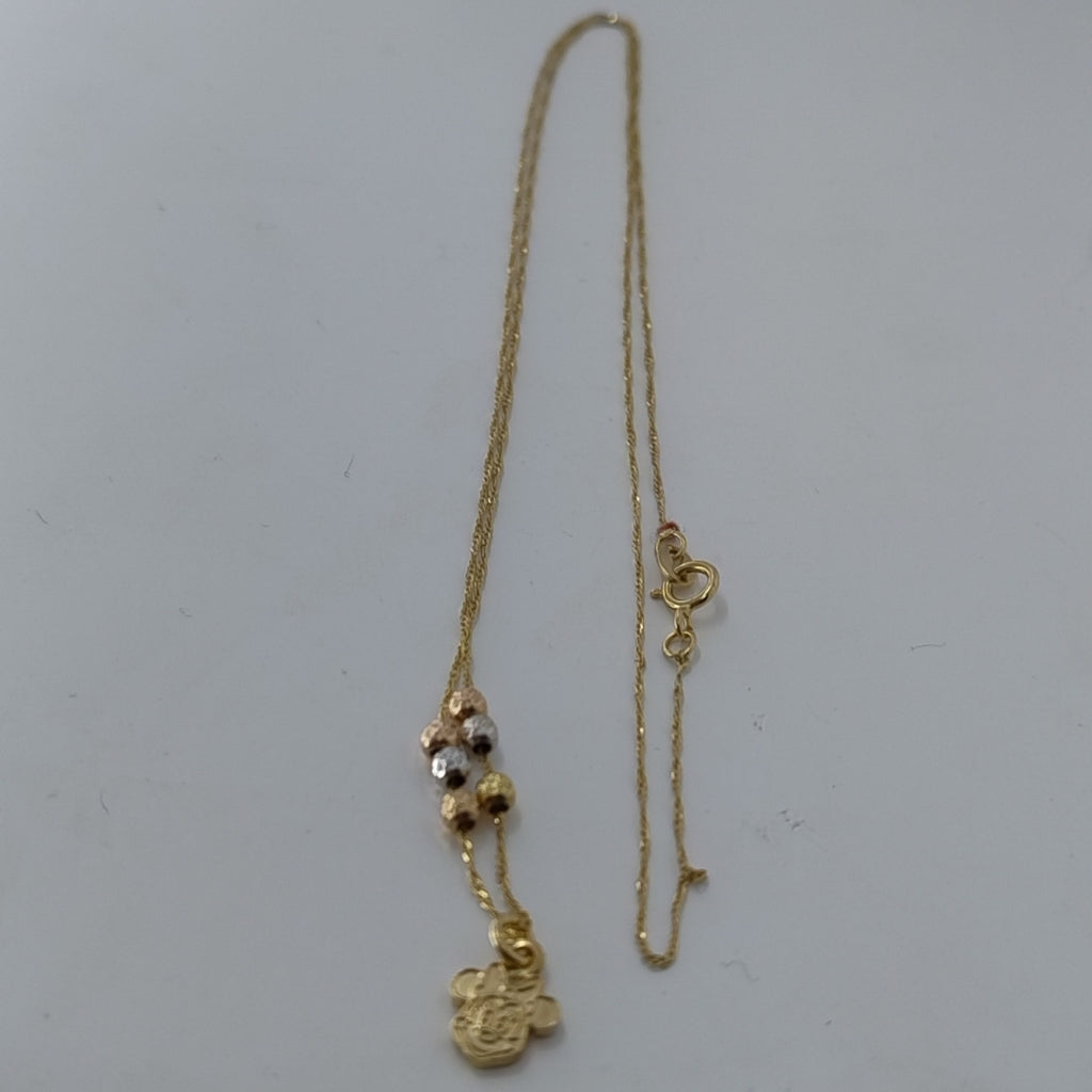 GARGANTILLA ORO 14 K 1.7 GRMS (SEMINUEVO)