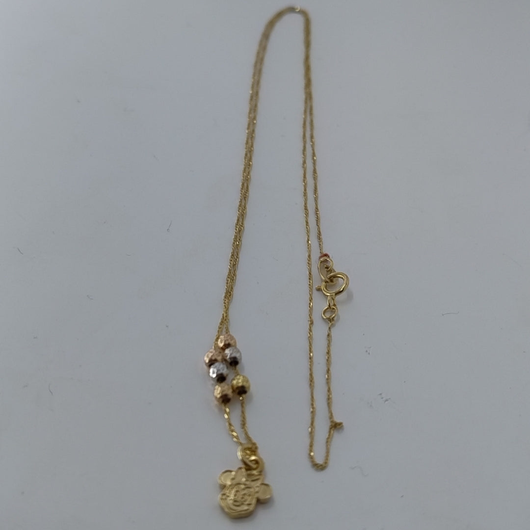 GARGANTILLA ORO 14 K 1.7 GRMS (SEMINUEVO)