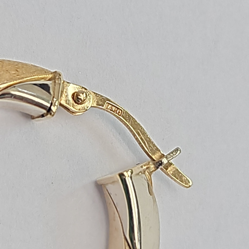 ARRACADAS PAR ORO 14 K 5.6 GRMS (SEMINUEVO)