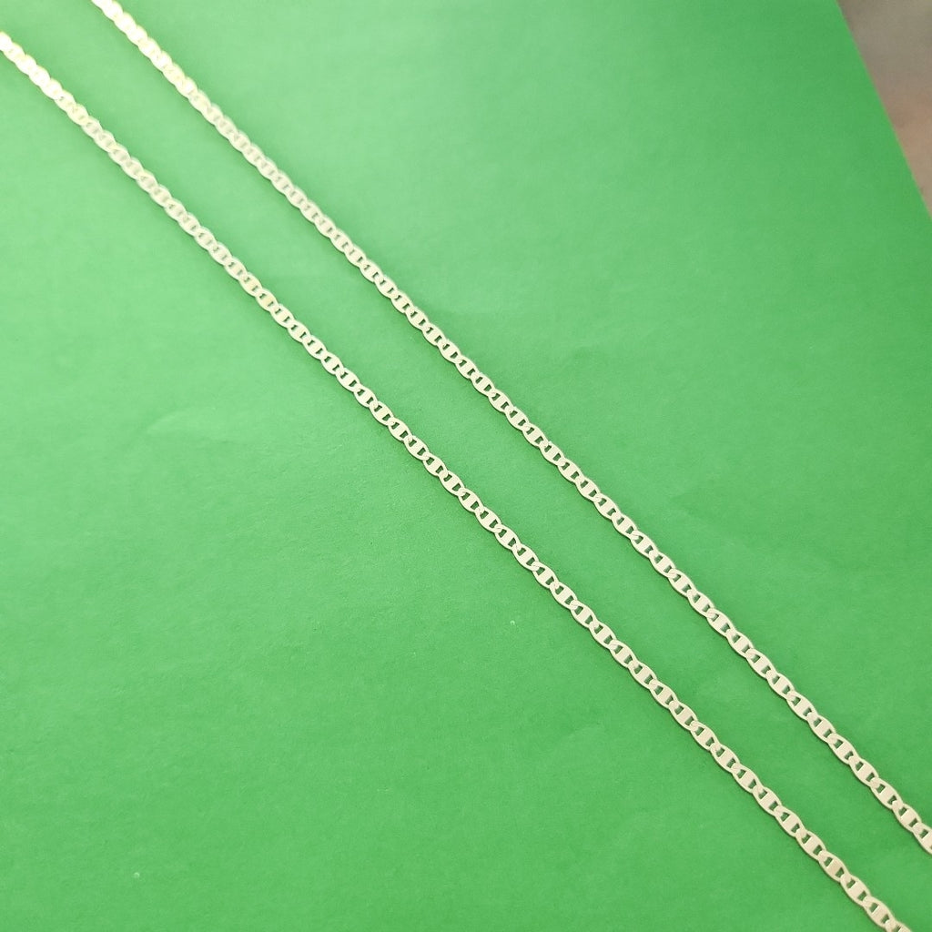 CADENA TEJIDO ESPEJO PLATA .925 60 CM 4.3 GR (NUEVO)