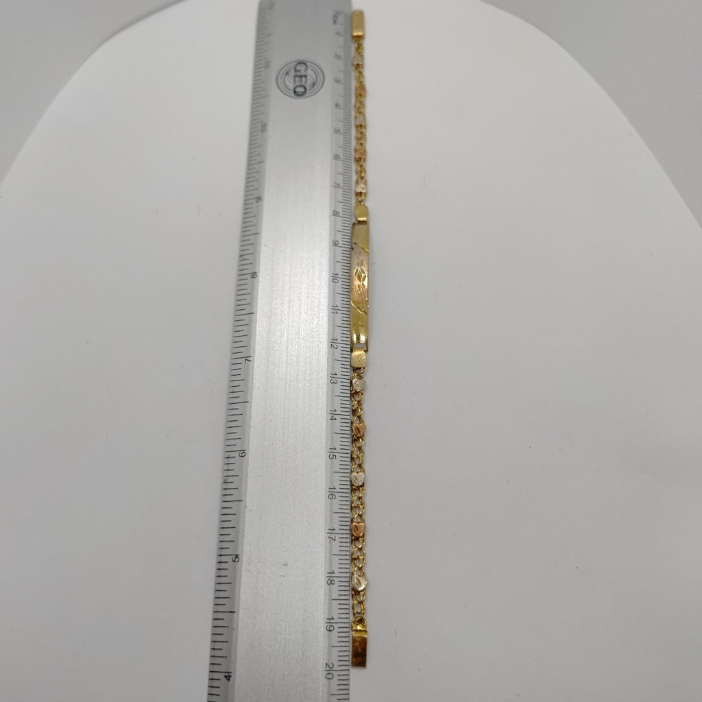ESCLAVA ORO COMBINADO 10 K 4.9 GRMS (SEMINUEVO)