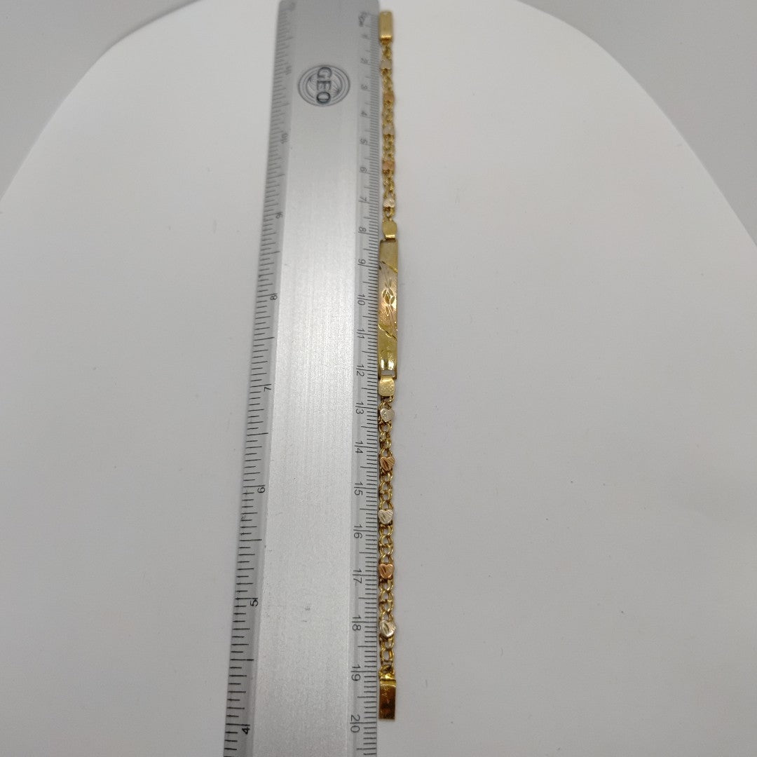 ESCLAVA ORO COMBINADO 10 K 4.9 GRMS (SEMINUEVO)