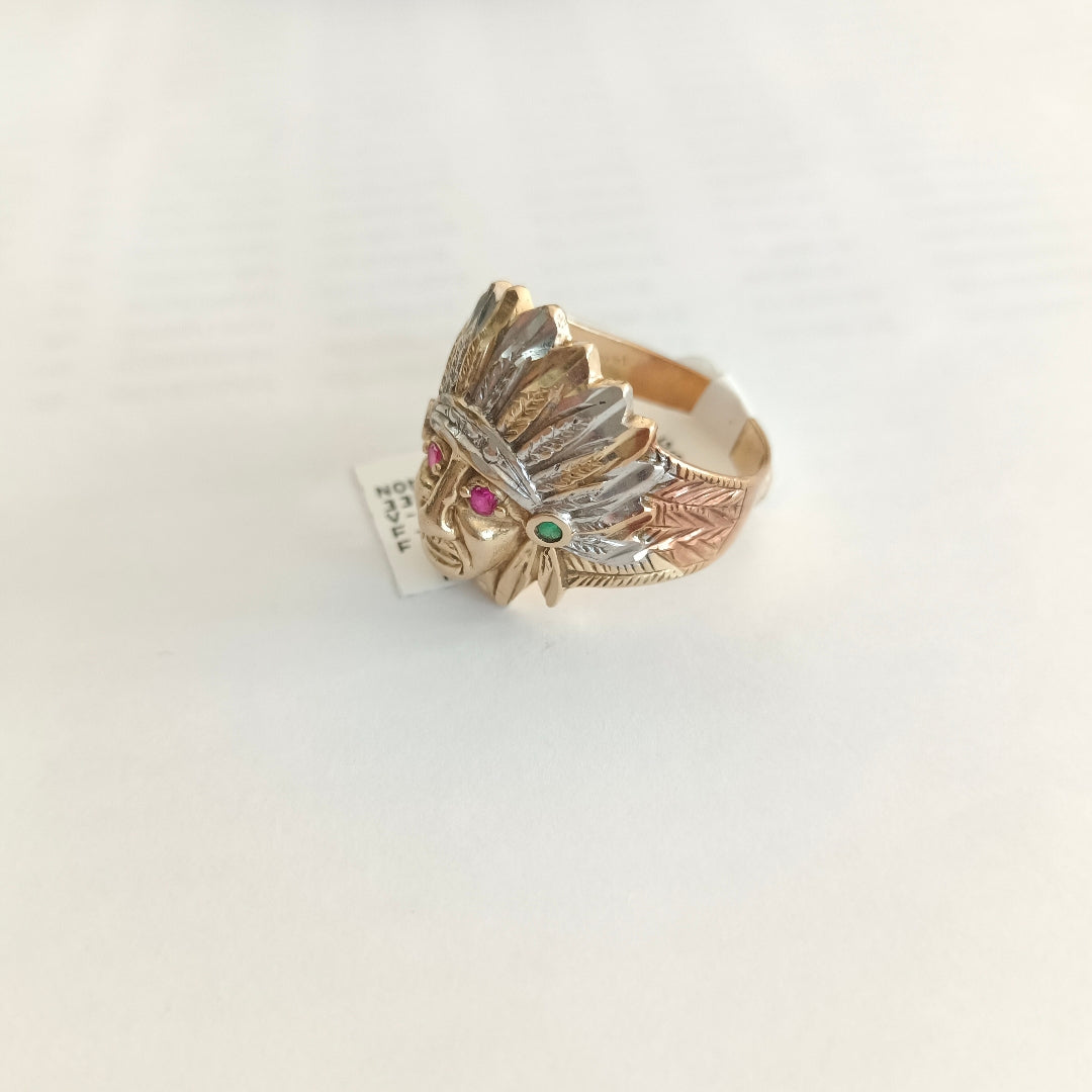 ANILLO ORO 14 K 7 GRMS (SEMINUEVO)