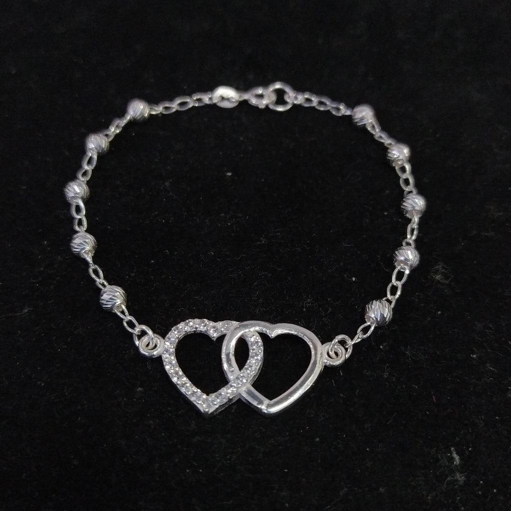 PULSERA TEJIDO TEJIDO ESPECIAL PLATA .925 18 CM 4.1 GR (NUEVO)