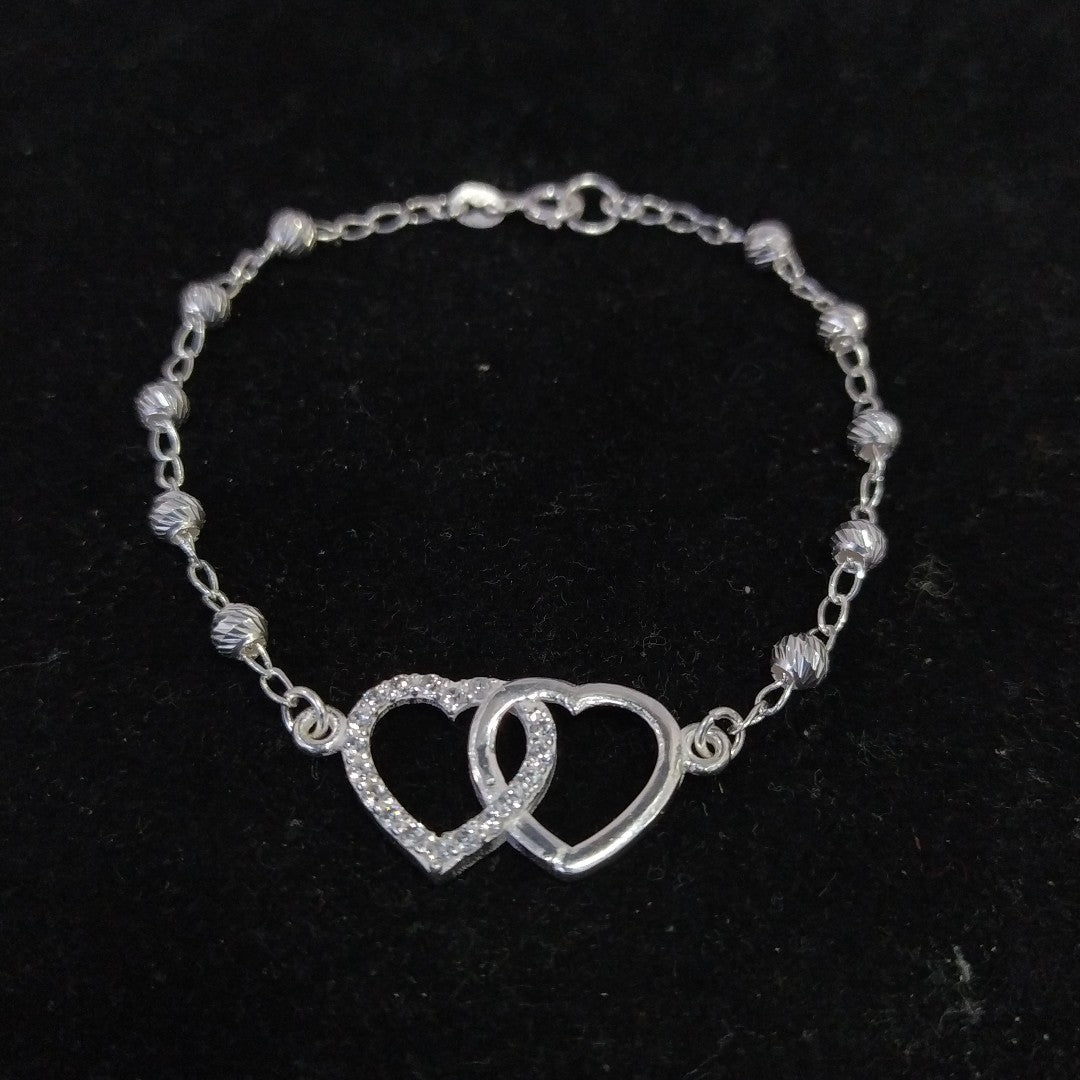 PULSERA TEJIDO TEJIDO ESPECIAL PLATA .925 18 CM 4.1 GR (NUEVO)