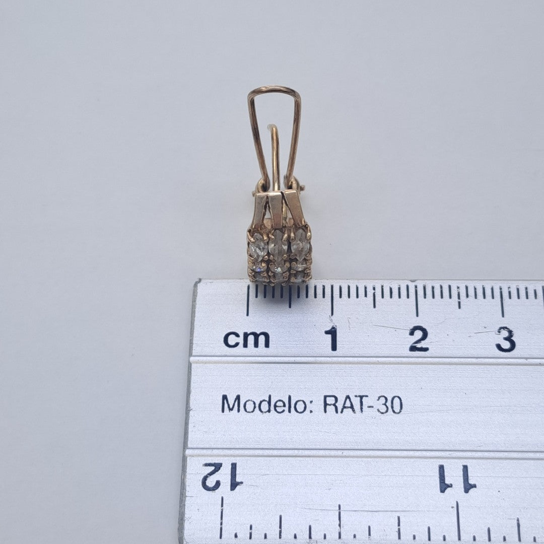 ARETES PAR ORO 10 K 5 GRMS (SEMINUEVO)