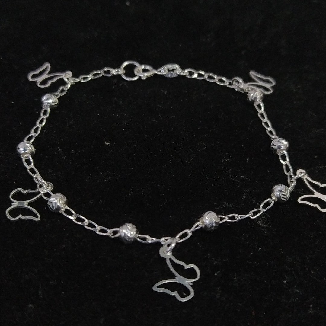 PULSERA TEJIDO ESPECIAL PLATA .925 18 CM 2.9 GR (NUEVO)
