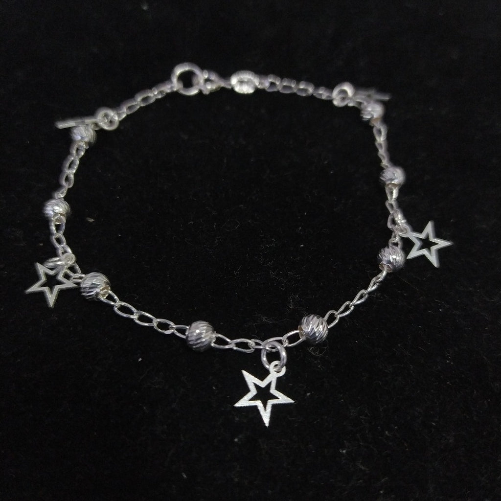 PULSERA TEJIDO ESPECIAL PLATA .925 18 CM 2.7 GR (NUEVO)
