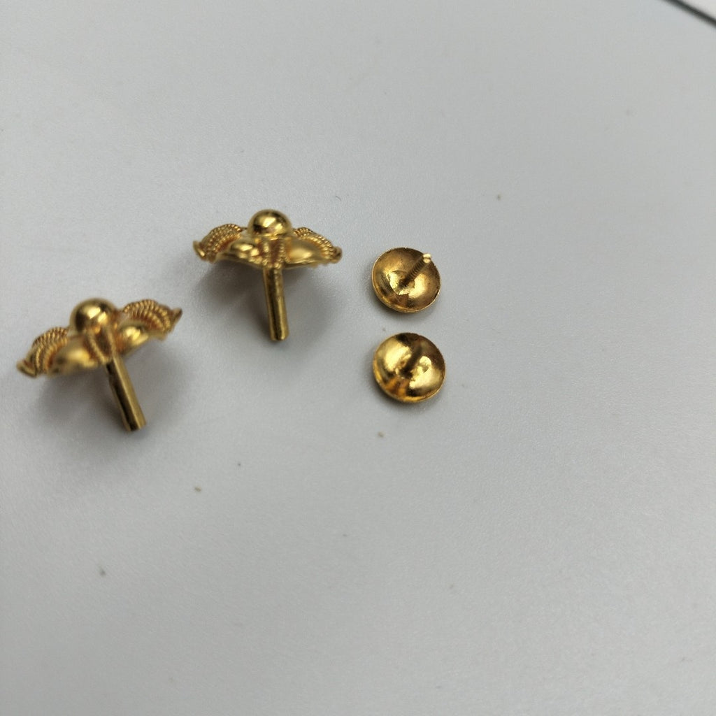 BROQUELES PAR ORO 18 K 3,70 GRMS (SEMINUEVO)