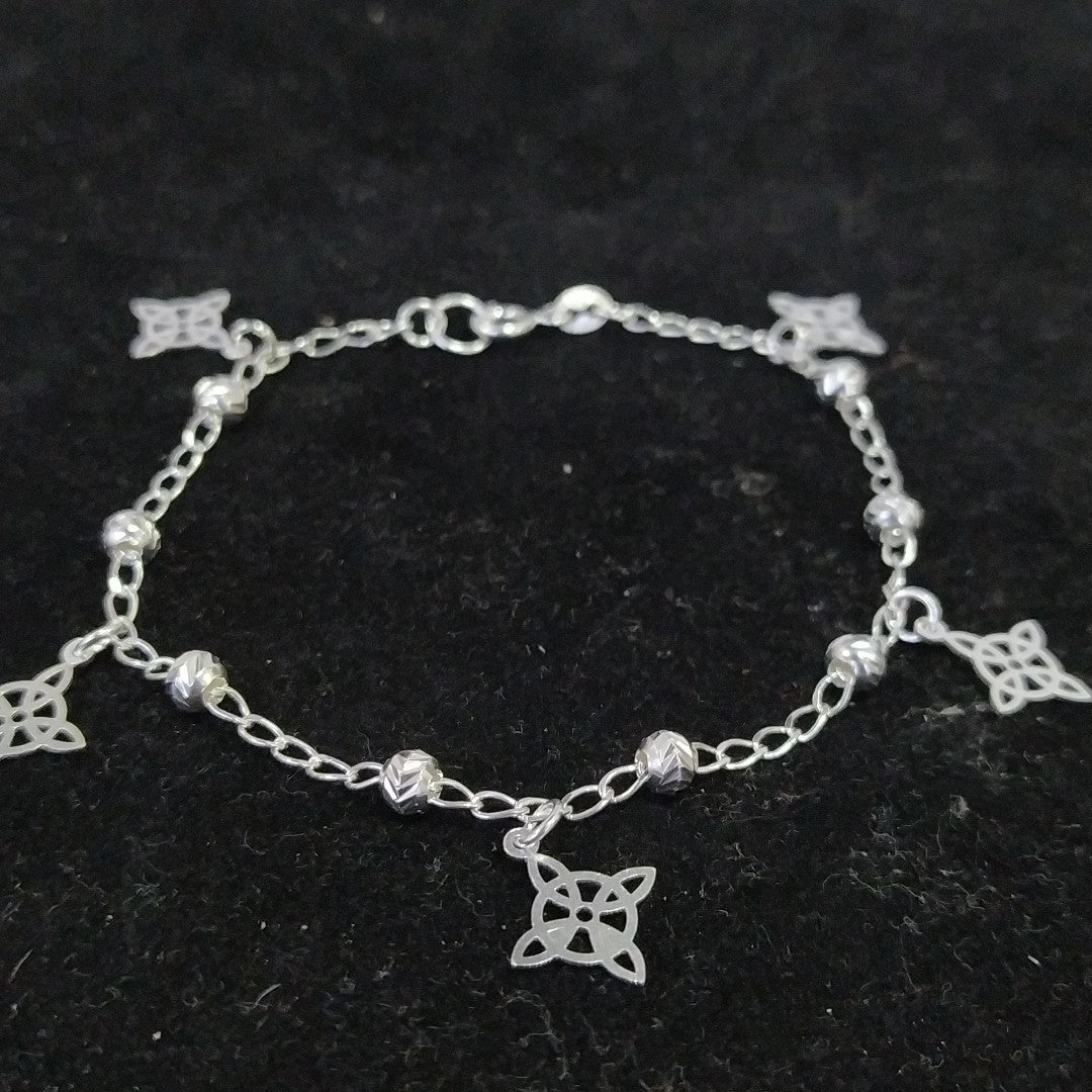 PULSERA TEJIDO ESPECIAL PLATA .925 18 CM 3.2 GR (NUEVO)
