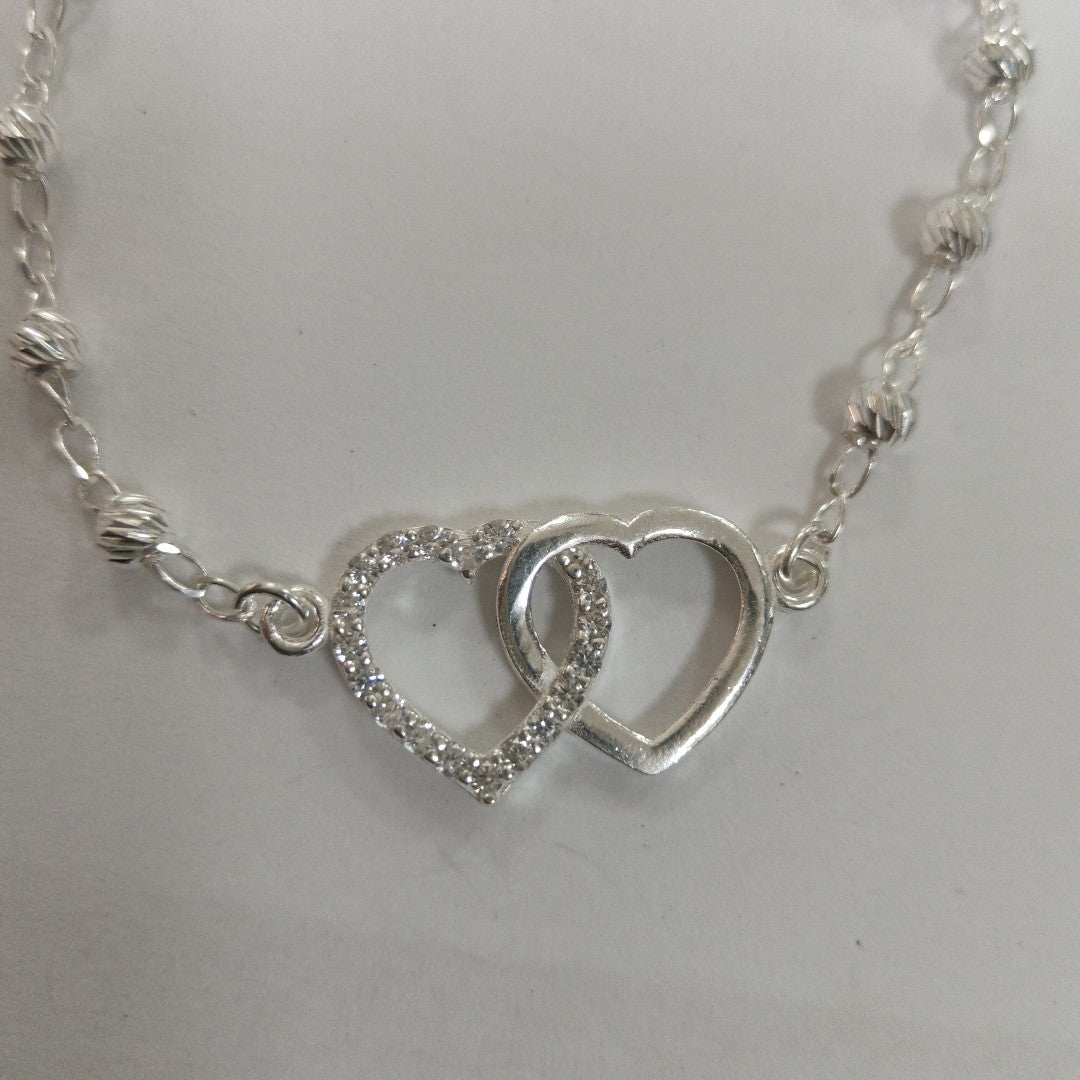 PULSERA TEJIDO TEJIDO ESPECIAL PLATA .925 18 CM 4.1 GR (NUEVO)