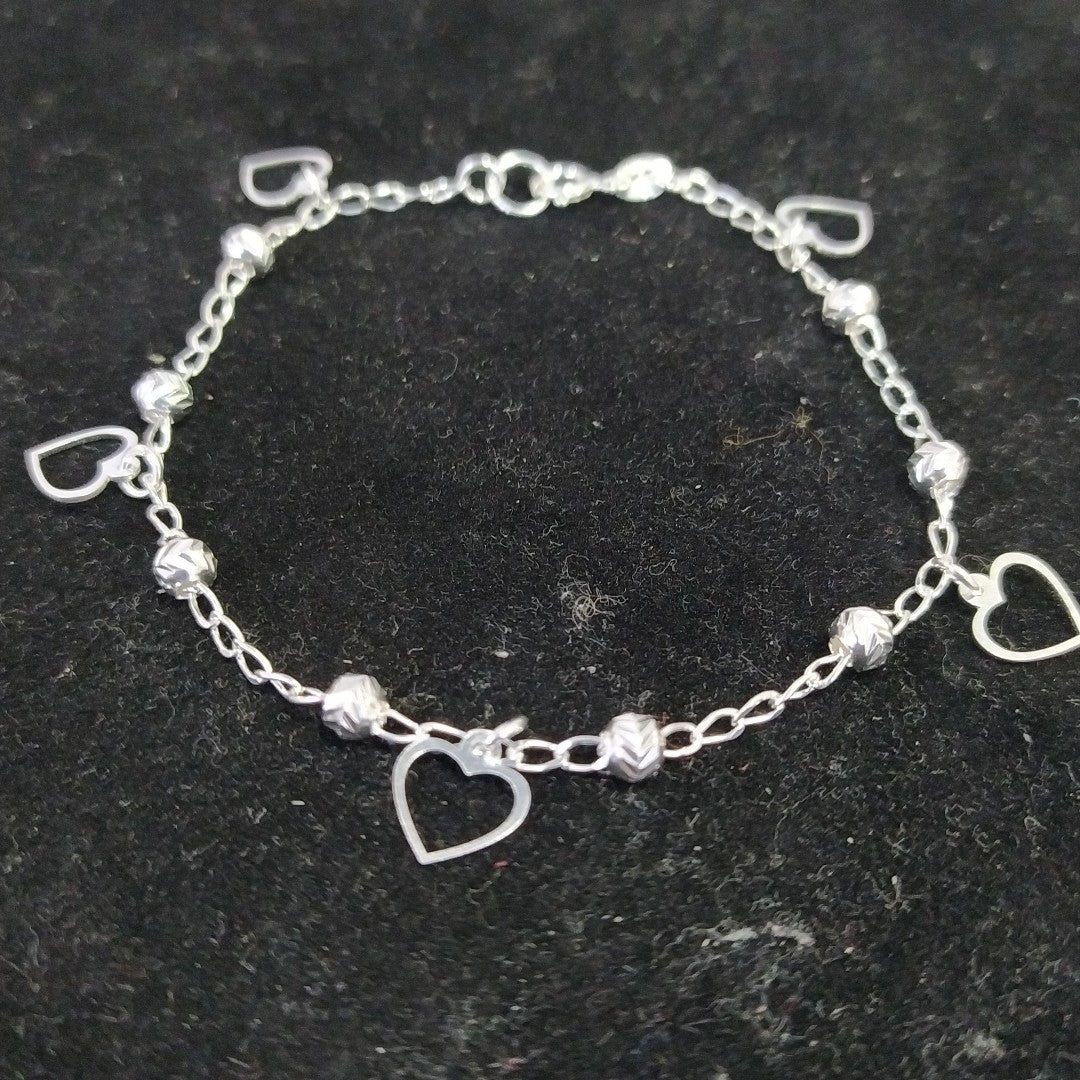 PULSERA TEJIDO ESPECIAL PLATA .925 18 CM 2.7 GR (NUEVO)