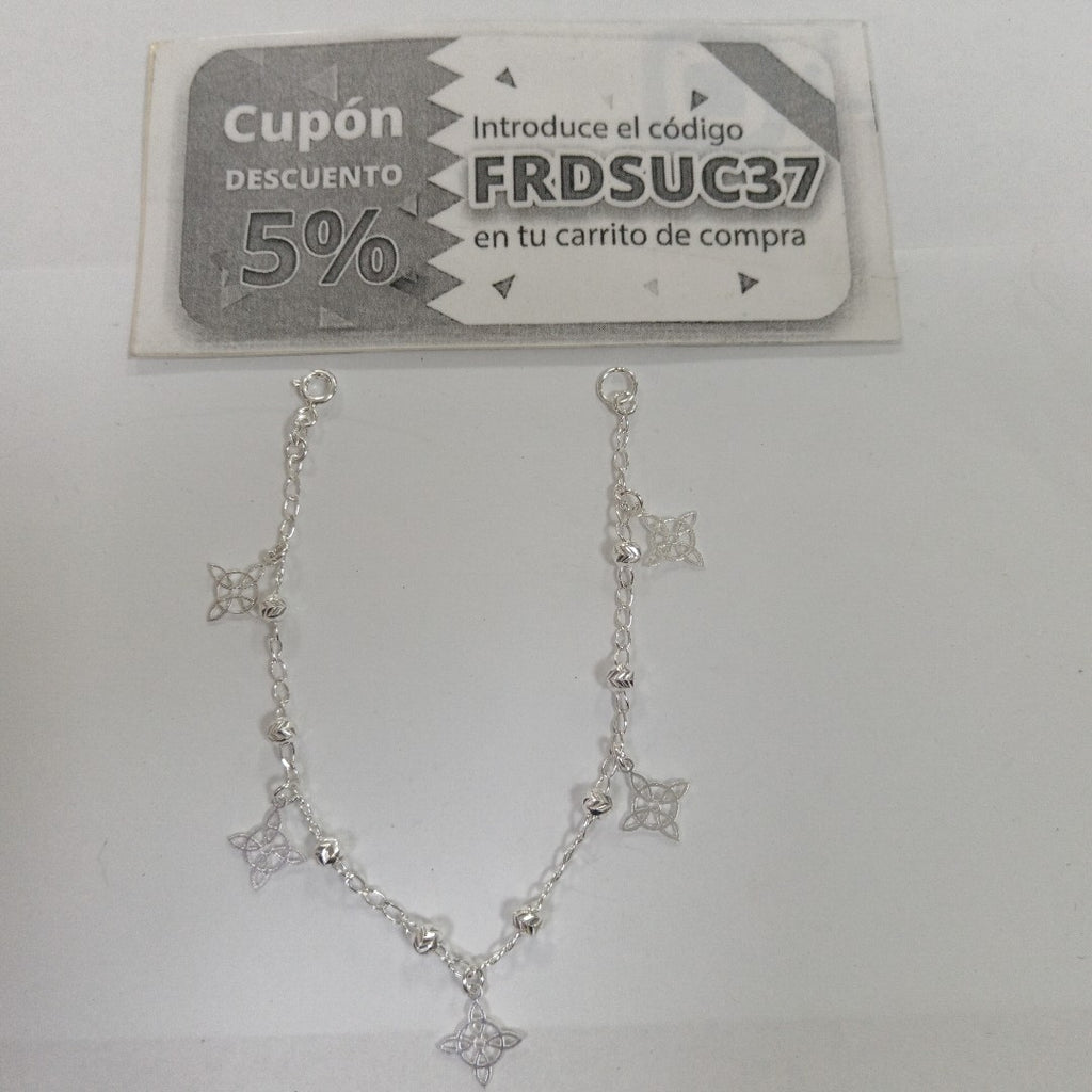 PULSERA TEJIDO ESPECIAL PLATA .925 18 CM 3.1 GR (NUEVO)