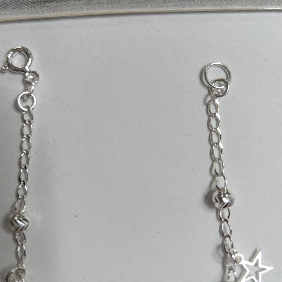 PULSERA TEJIDO ESPECIAL PLATA .925 18 CM 3.1 GR (NUEVO)