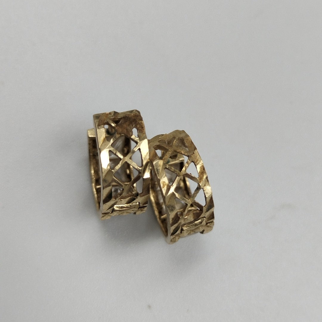 ARRACADAS PAR ORO 14 K 3.3 GRMS (SEMINUEVO)
