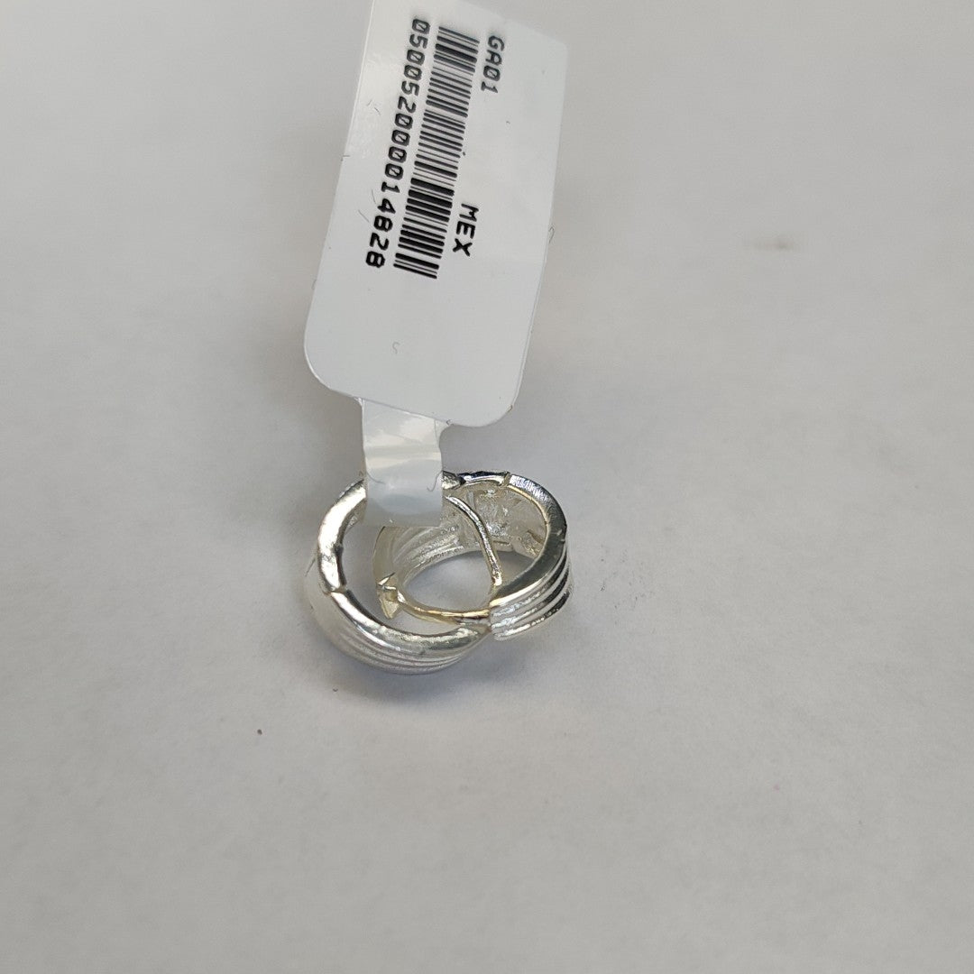 ARRACADAS PLATA .925 2.8 GR (NUEVO)