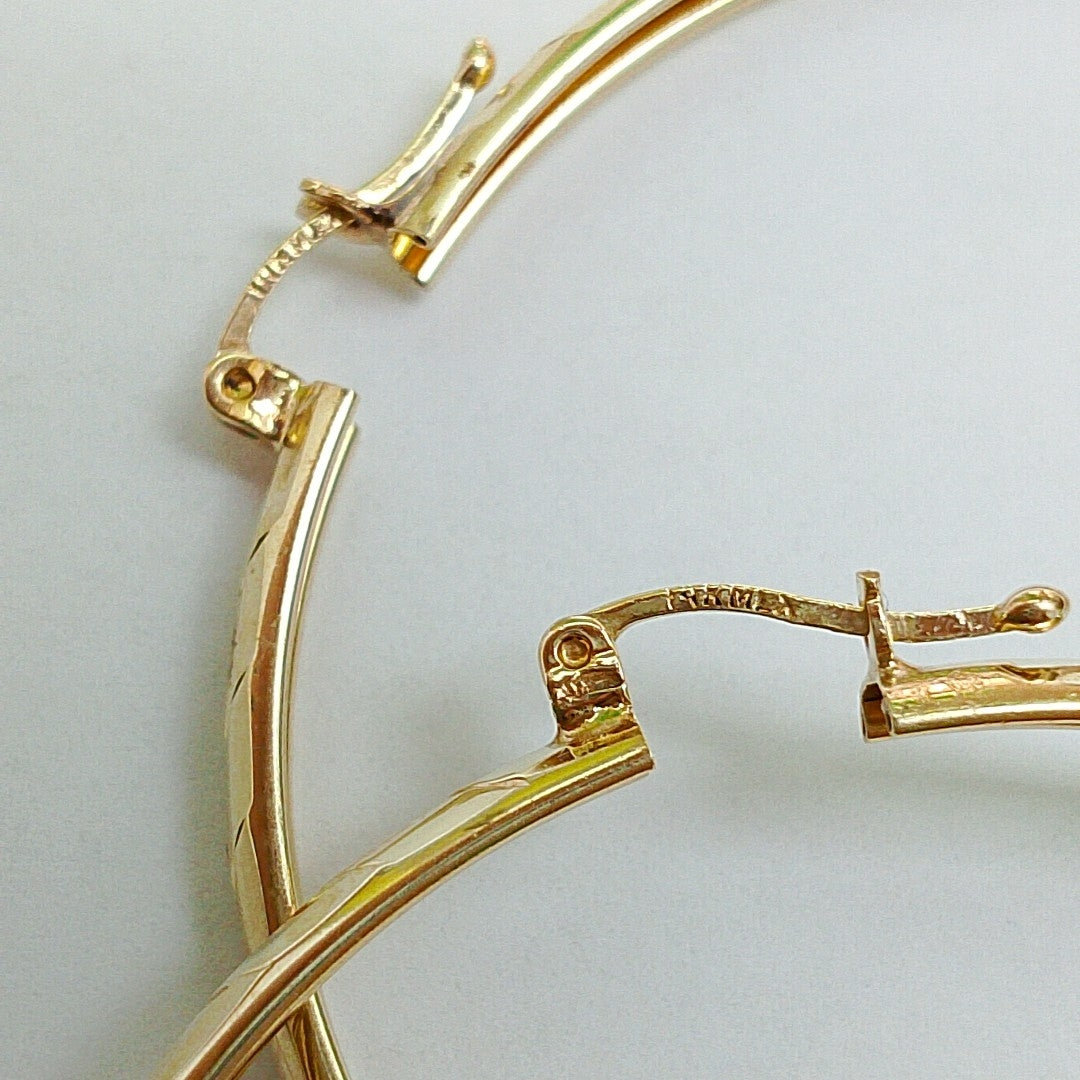 ARRACADAS PAR ORO 14 K 6 GRMS (SEMINUEVO)