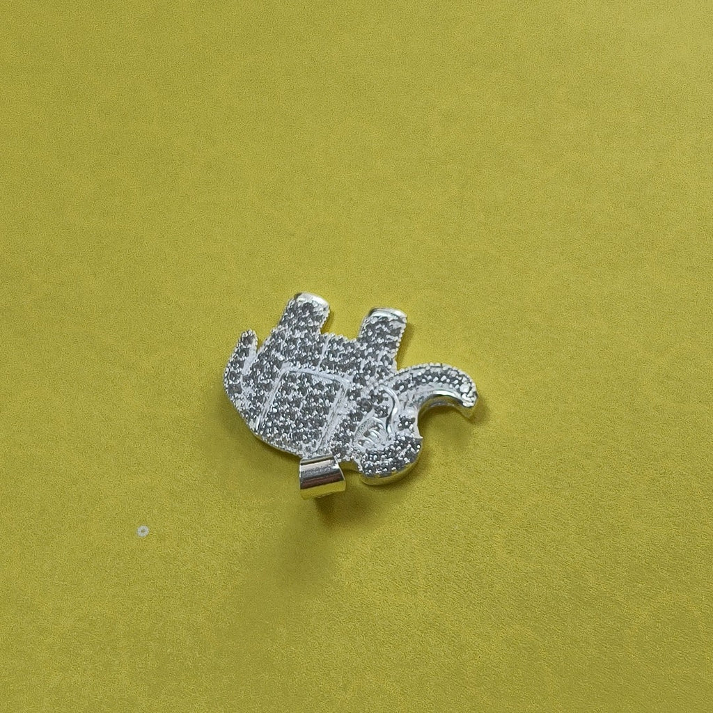 DIJE ELEFANTE C/CIRCONIAS PLATA .925 5.5 GR (NUEVO)